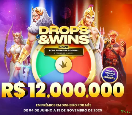 Jogos de bonificação no 50bet: rodadas grátis, multiplicadores e jackpots progressivos em slots selecionados